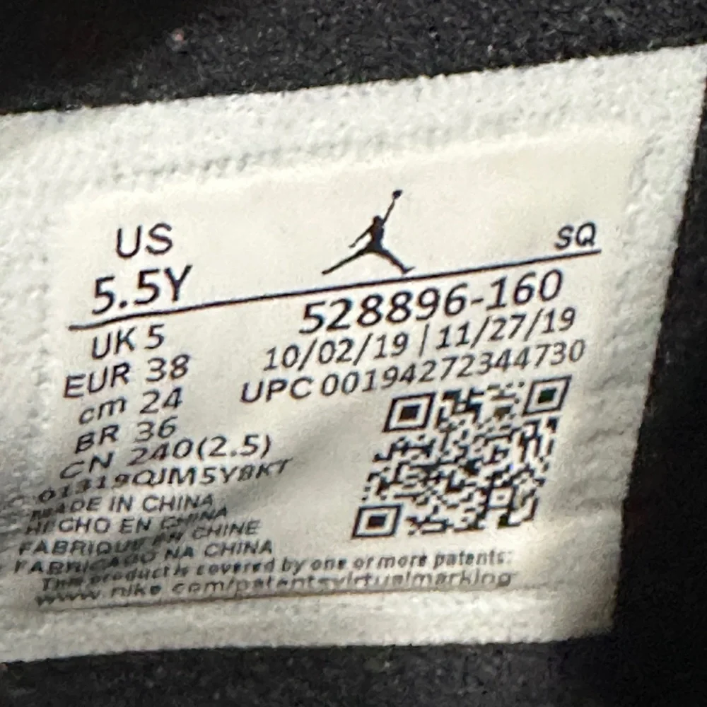 Nike Air Jordan 11 Retro Low GS 'Concord Bred' 2020 528896-160 Youth Size 5.5Y